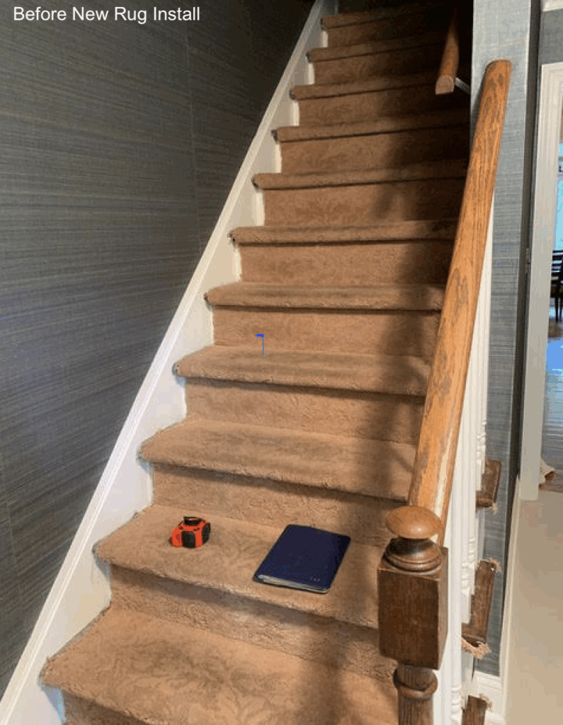 Foyer Before New Rug Install