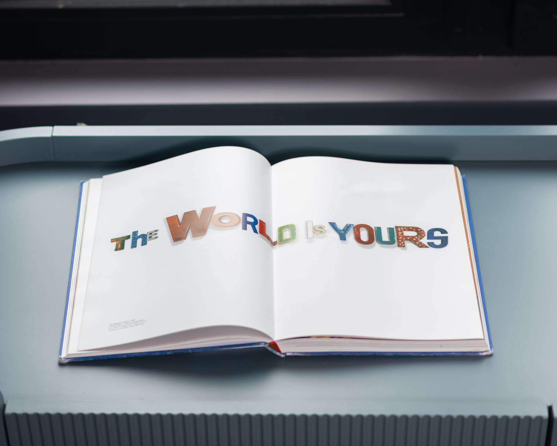 The World Is Yours Open Book On Table